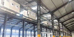 機(jī)械設(shè)備廠車間降溫-蒸發(fā)冷省電空調(diào)臥式射流機(jī)組