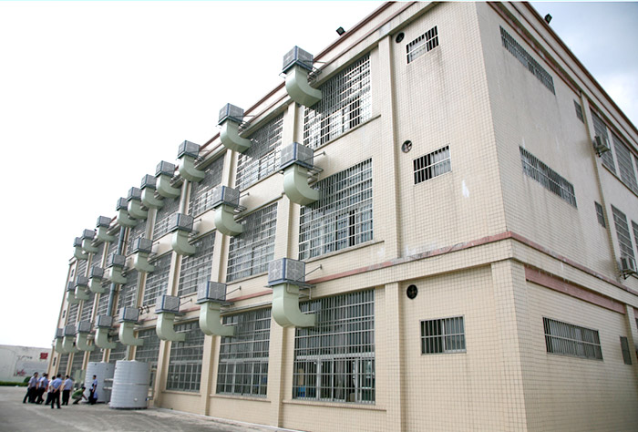 廣東某女子戒毒所生產(chǎn)車間選擇星科環(huán)?？照{(diào)冷風(fēng)機(jī)
