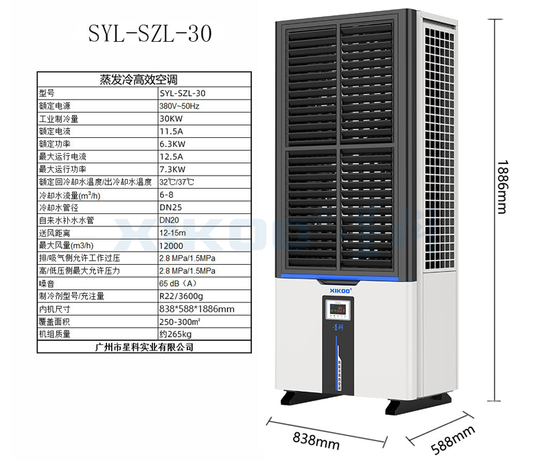 立式雙風口30-參數(shù)圖